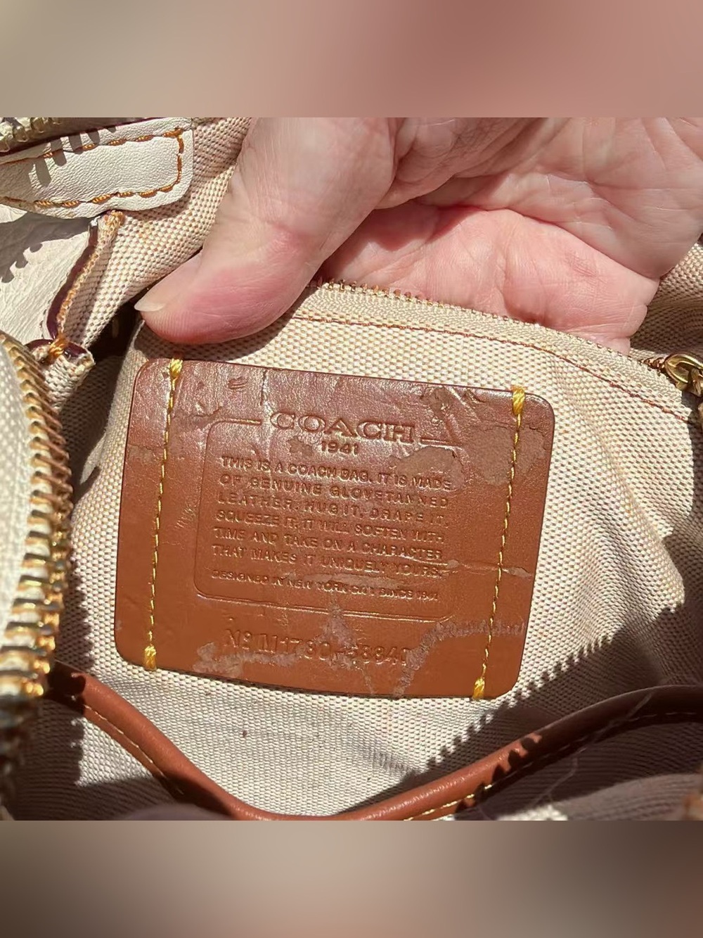 Coach Rogue Bag 25 With Tea Rose 58840 - Picture 13 of 13